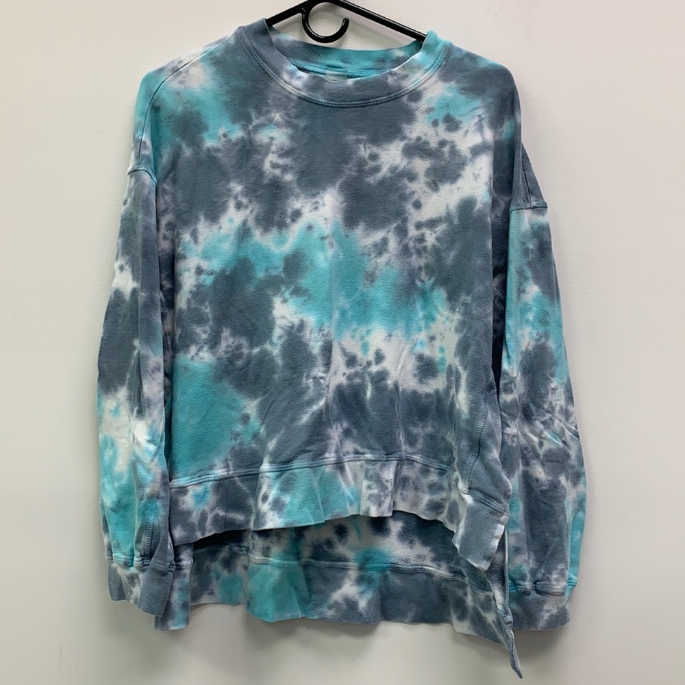 Electric rose tie dye sweatshirt